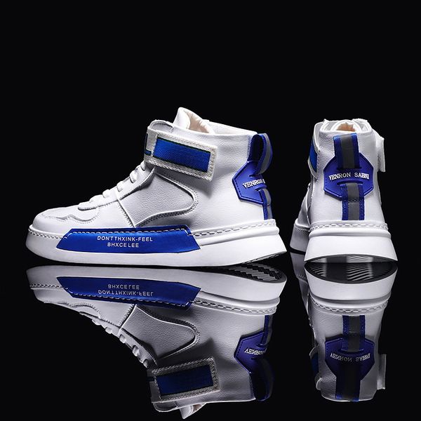 

autumn 2019 new high-shoes men's shoes running casual sports, Black