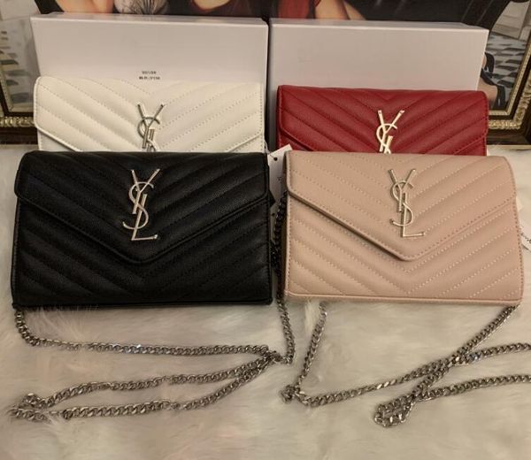 

designer luxury handbags purses women handbag bags wallets sliver chain bag crossbody shoulder bags purse messenger bag