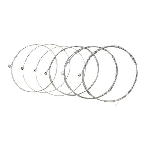 

pack of 6pcs electric guitar strings nickel alloy wound silver e102