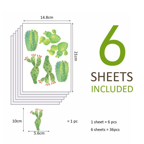

funlife nordic winds wall with cactus fresh dormitory decoration background wall family children's room pa068