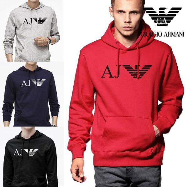 

Brand men de igner hoodie pring autumn ca ual hoodie weat hirt 13 armani trendy printed hoodie for men and women drop hipping