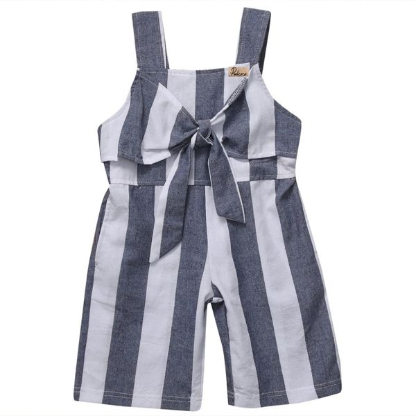 

hi hi baby store infant baby kids girls striped jumpsuit overalls bodysuit clothes outfits playsuit, Blue
