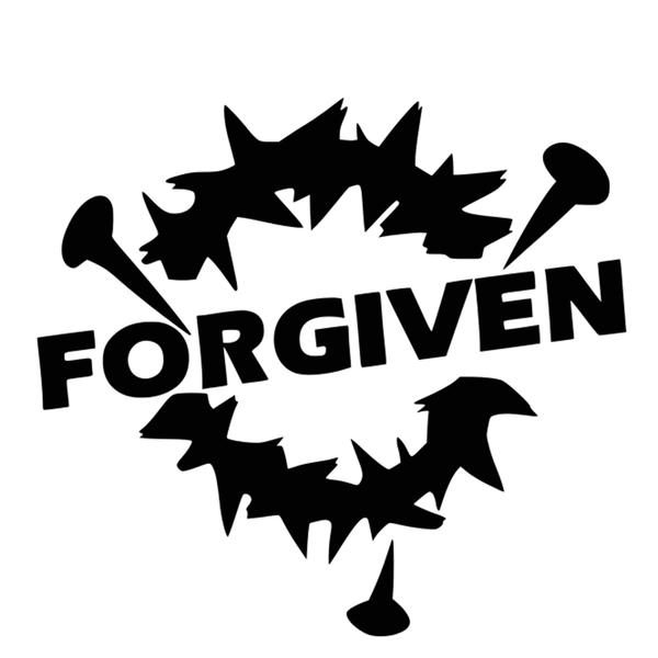 

15*13.7cm forgiven in christ christian vinyl decal car wall sticker religion church faith car accessories