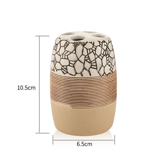 

100% ceramic bathroom accessories 4 piece set bath gift set toothbrush holder set tumbler soap dish including soap dispenser