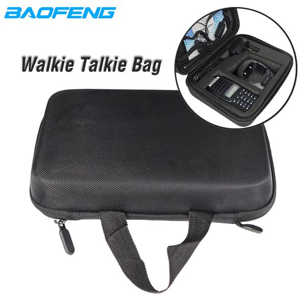 

walkie talkie portable handbag launch hunting bag baofeng cb radio case nylon protective for baofeng uv82hp uv5r uv-82 bf888s