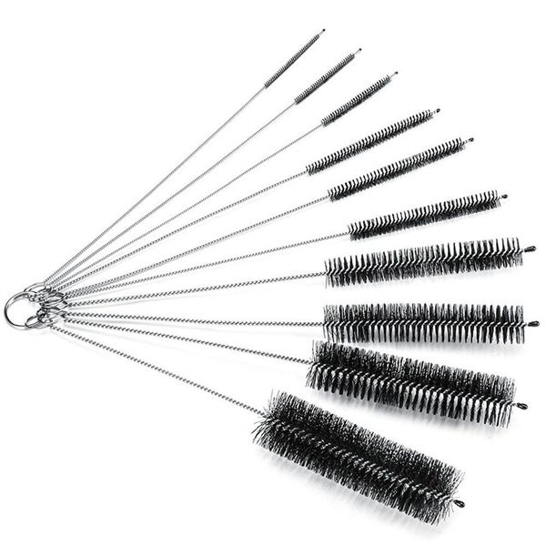 

bottle brush,bottle cleaning brushes, cleaning brush, cleaner for narrow neck bottles cups with hook, set of 10 pcs