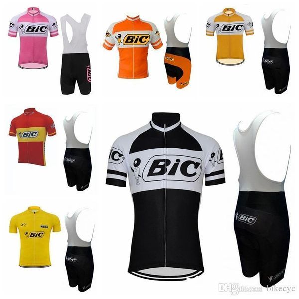 

2020 bic team cycling short sleeves jersey (bib )shorts sets clothing road mountain riding mtb wear comfortable breathable 062301, Black;red