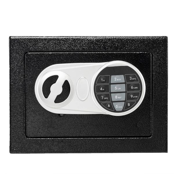 

17e home use electronic password steel plate safe box money jewelry cash valuable security box