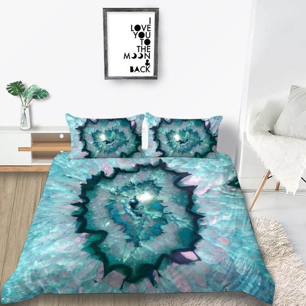 Crystal Bedding Set Queen Size Fantasy Beautiful Blue Duvet Cover Crystal Bedding Set Queen Size Fantasy