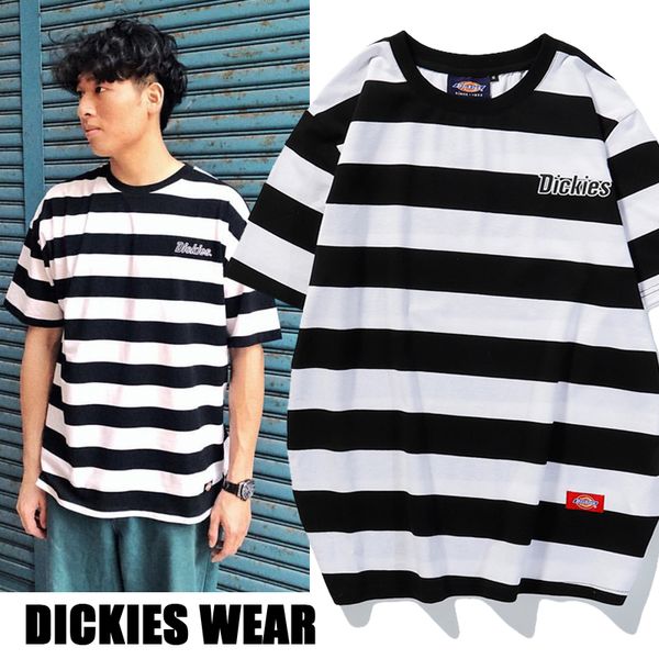 

dickies дорогих мужчин футболка итальянского дизайнер воздух личного заказ тенниска спорт вскользь хлопок дышащей тенниска высокого качества, White;black