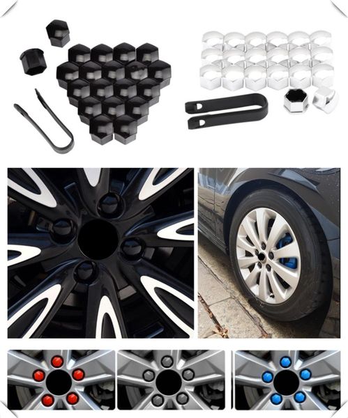 

20pcs car wheel cover screw protector nut dustproof 17 19 21mm for initiale fluence alpine wind r-space