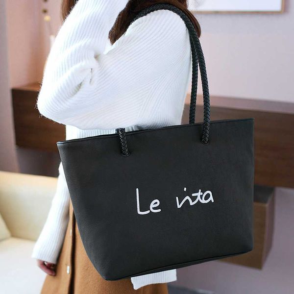 

simple shoulder bag ladies big bag europe and the united states large capacity handbags handbags support bulk custom logo