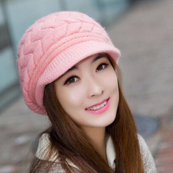 

giraffita winter beanies knit women's hat winter hats for women ladies beanie girls skullies caps wool warm hat, Blue;gray