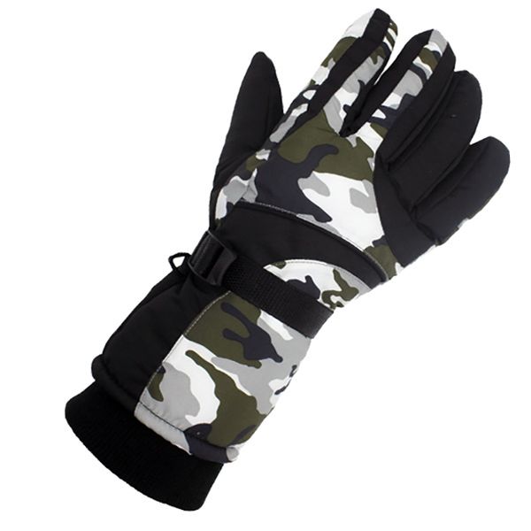 

men women windproof waterproof warm cycling ski snow snowmobile snowboard full finger mitten adjustable touch screen ski gloves