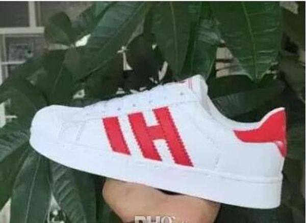 

big size eu36-46 originals men's shoes for women's shoes white shoe laser dazzle colour superstar shell head casual shoes 777, Black