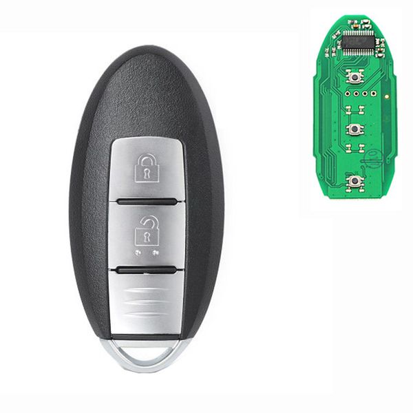 

replacement smart remote key fob 2 button 315mhz pcf7952ltt for nissan tiida 2017