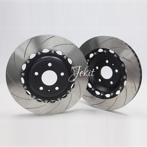 

jekit 355*32mm front disc with customized center cap for ap9040 red caliper