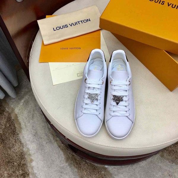 

r luxury casual shoes, fashion metal buckle leather lace luxembourg casual sports shoes size35-41 with original box