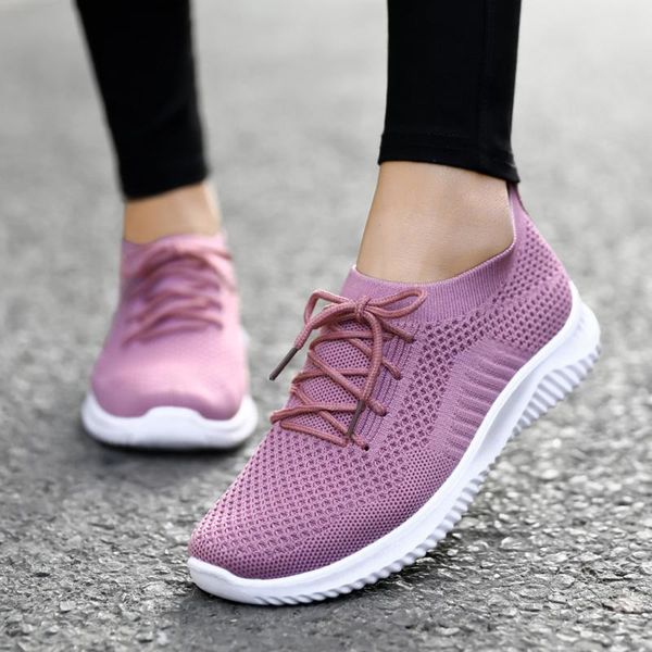 

2020 breathable light women running shoes outdoor walking cushioning woman sport jogging shoes non-slip sneakers #4