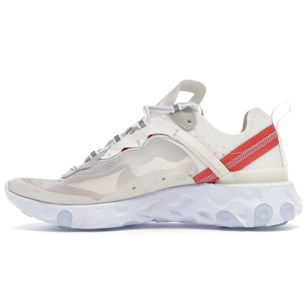 

UNDERCOVER x Upcoming React Element 87 Sail Light Bone Pack White Sneakers Brand Men Women Trainer Men Women Designer Running Shoes Zapatos
