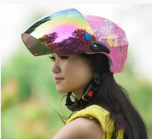 

new motorcycle electric men and women safety helmets summer helmet uv protection