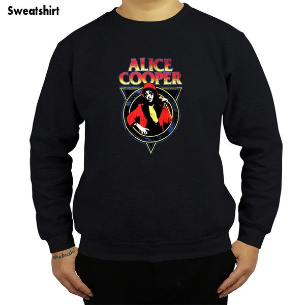 

alice cooper men sweatshirt novelty cool new arrivals mens hoody fashion o-neck hoodies euro size sbz4009, Black