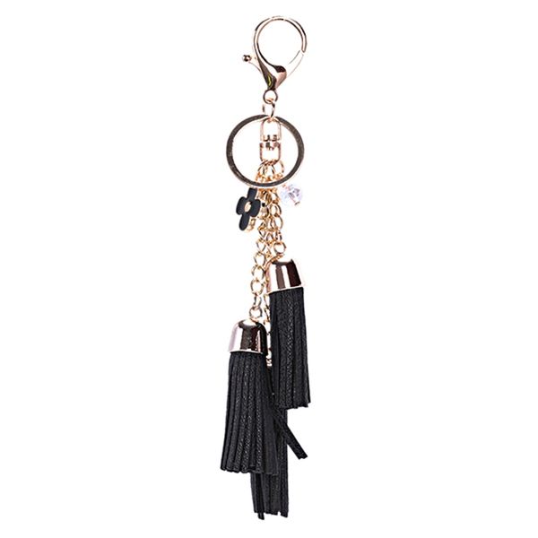 

синтетическая кожа кисточкой брелок автомобиля key chain украшения сумка шарм, Silver
