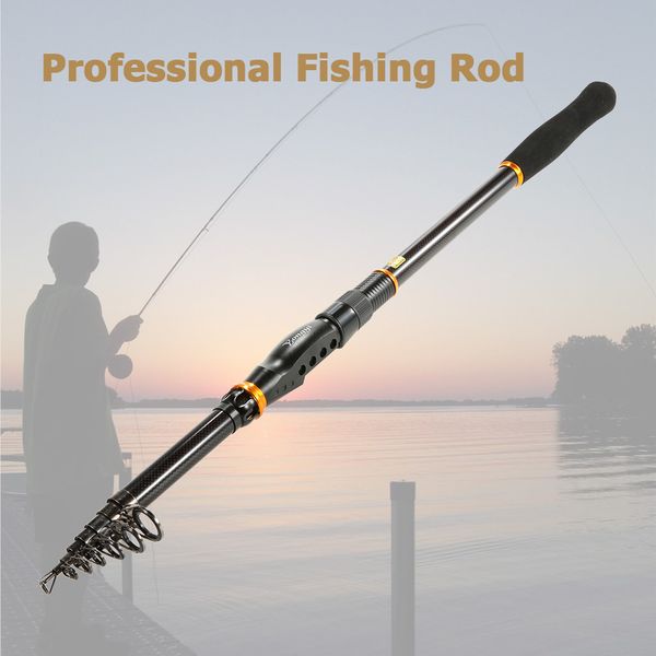 

lixada lightweight fishing rod casting rod pole carbon fiber fishing sea saltwater freshwater 3.6m