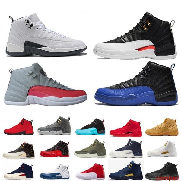 

reverse taxi 12 12s game royal fiba basketball shoes bumblebee gs cny michigan white grey gym red mens trainers sports sneakers