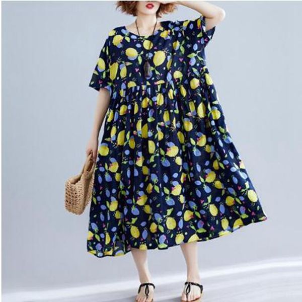 

2020maternity dresscasual floral women's dresses short sleeve cotton women sundresses women's one-piece dress plus size, White