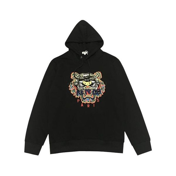 

trend sweater ms. cotton solid color ring stripe letter bear print casual shirt long sleeve sweater tiger embroidery--2, White
