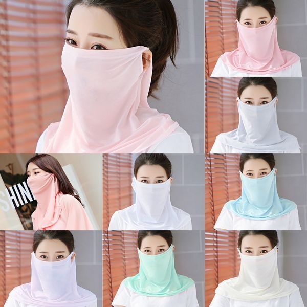 

qqqxl 3d anti-uv magic scarf multi-function half face mask printing er scarf neck cycling bandana outdoor sports headwea, Black
