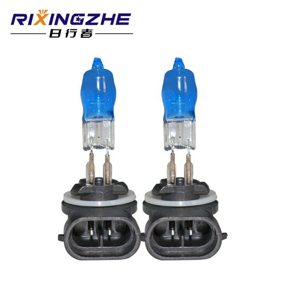 

rxz 2pcs hod 881 h27 12v 100w auto fog light headlight h27 5000k auto halogen bulb xenon super white 12v halogen fog bulb