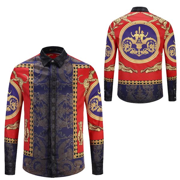 

mens versace мода мужская дизайнер италия дизайнер мужские повседневные рубашки slim fit смокинг рубашки мужские рубашки с длинными рукавами, White;black