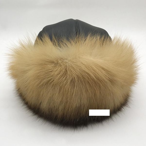 

outdoor luxurious natural fox fur hat women winter warm thick genuine fox fur cap russian female 100% real fox fur earlap hats, Blue;gray
