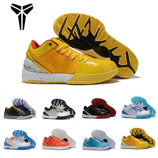 

High Quality New Basketball Shoes Zoom Kobe IV 4 4s Protro Draft Day Hornets Carpe Diem Del Sol Sports For Mens Trainers Sneakers