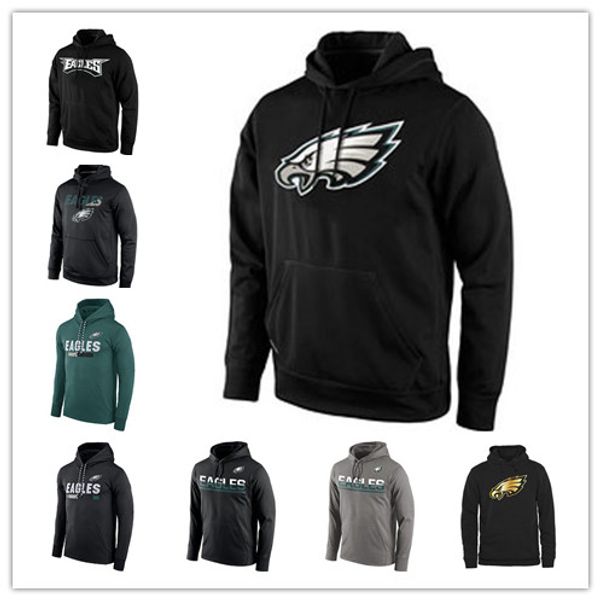 

2019 men philadelphia weat hirt eagle ideline circuit red practice performance printing pro line black gold collection pullover hoodie
