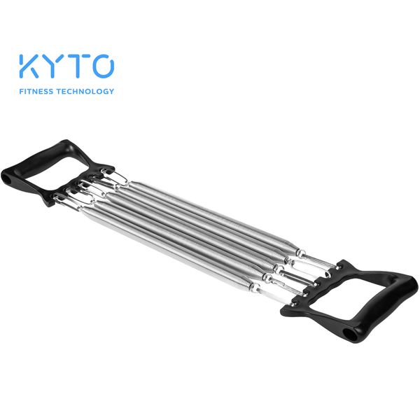 

kyto spring chest developer expander tension puller fitness stainless steel muscles exercise workout equipment resistance bands