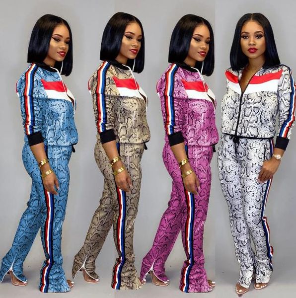 

women sets female tracksuits bigsweety clothing women's suits sweatshirt solid long pants, Gray