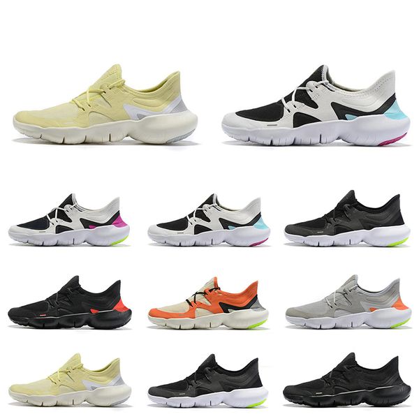 

2019 Free RN 5.0 Running Shoes Male Fashion Mens Trainer Summer Breathable RUN Women Lightweight Knit Designer Sports Sneakers Size 36-45