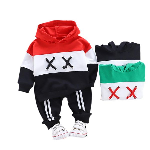 

baby boy hoodie clothing sets baby boy outfits hoodies + jeans suits children outwear kids coat cloth set, White