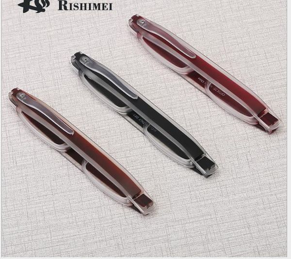 

360 градусов поворотный складной старомодные очки новый тип старомодные ретро смолы оптические очки общие старомодные очки для мужчин и женщ, White;black