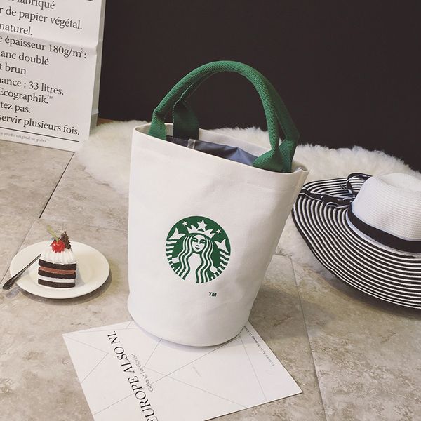 

Новый Бренд Дизайнерские Сумки Starbucks Shopping Сумки Женщины Обед Мешок Мода Высокое К