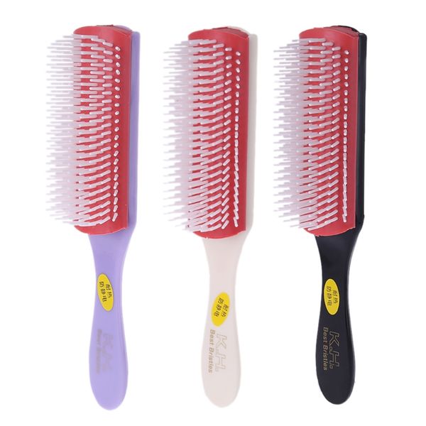 

3 цвета салон щетка для волос нейлон волос массаж головы расческа detangle весло щетка для парикмахерского салона инструменты для укладки, Silver