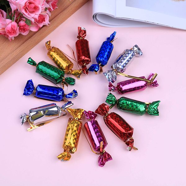 

tpxckz горячие продажа 12шт / много рождество сладкий поддельные конфеты adornment xmas multicolor candy висячие украшения главная фестиваль