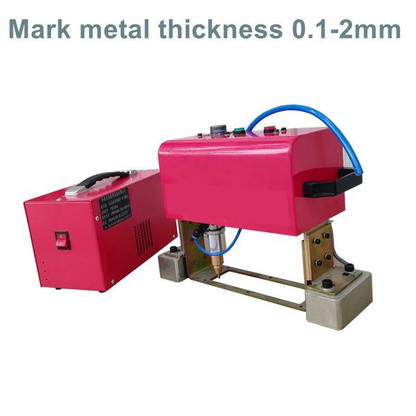 

factory pice cnc pneumatic pin marking machine deskrotary metal flange dot peen marking machine 140*40mm
