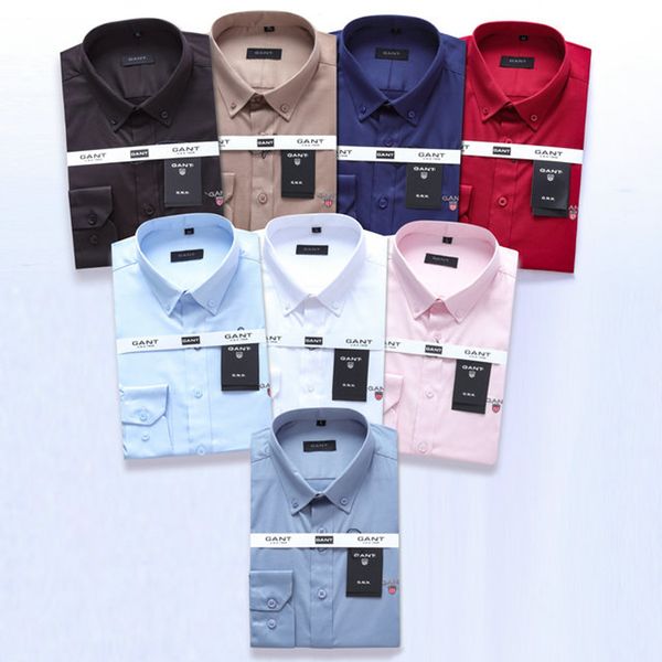 

luxury mens designer long sleeve shirts firmate business dress shirts fashion casual brand shirt print slim shirt homme button up 110, White;black