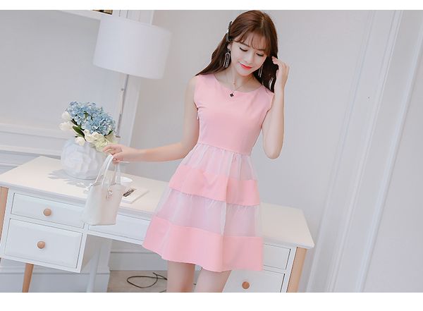 

ink long sleeve pure color cultivate one's morality show thin casual dress, Black;gray