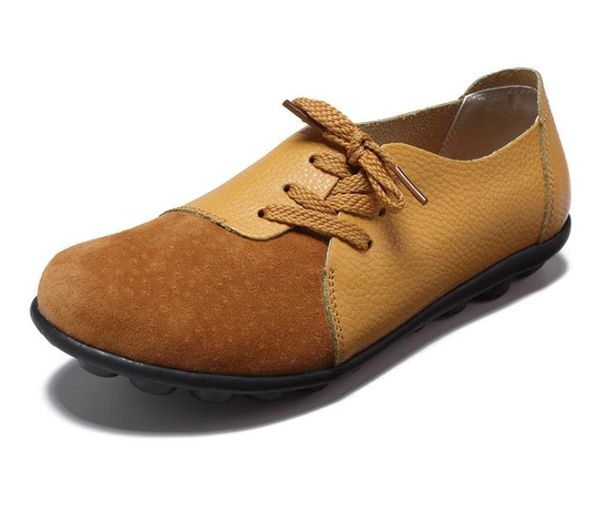 

women shoes leather fashion comfortable breathable flats women's casual shoes 1363, Black