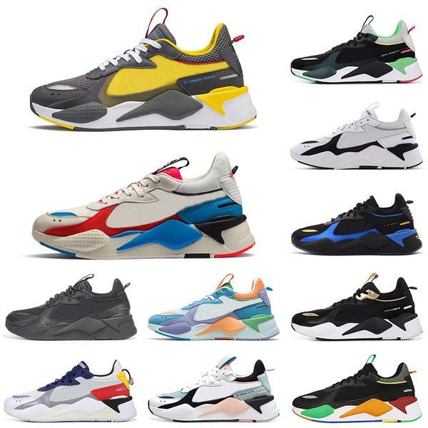 

2020 rs-x reinvention chaussures мужчины женщины повседневная обувь тройной черный фуксия фиолетовый идущие тренер спорт кроссовки размер 6